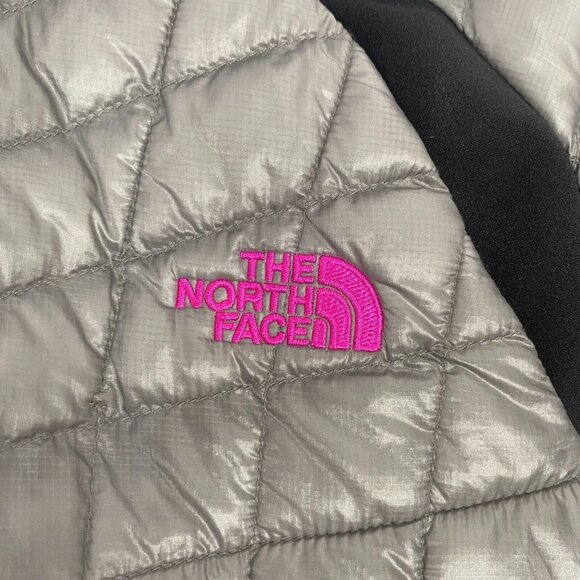 The North Face Women Thermoball Hybrid Jacket gray/black Size M Comfort Pockets - Picture 12 of 12